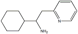 1-cyclohexyl-2-(pyridin-2-yl)ethan-1-amine Struktur