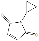 1-cyclopropyl-2,5-dihydro-1H-pyrrole-2,5-dione Struktur