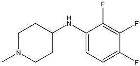 1-methyl-N-(2,3,4-trifluorophenyl)piperidin-4-amine Struktur