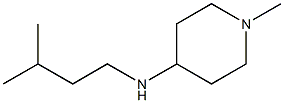 1-methyl-N-(3-methylbutyl)piperidin-4-amine Struktur