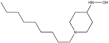 1-nonylpiperidine-4-hydroxylamine Struktur