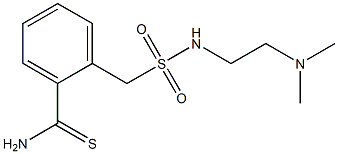 2-({[2-(dimethylamino)ethyl]sulfamoyl}methyl)benzene-1-carbothioamide Struktur