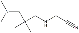 2-({2-[(dimethylamino)methyl]-2-methylpropyl}amino)acetonitrile Struktur