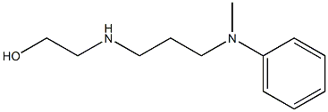 2-({3-[methyl(phenyl)amino]propyl}amino)ethan-1-ol Struktur