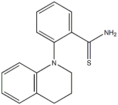 2-(1,2,3,4-tetrahydroquinolin-1-yl)benzene-1-carbothioamide Struktur