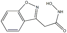 2-(1,2-benzisoxazol-3-yl)-N-hydroxyacetamide Struktur