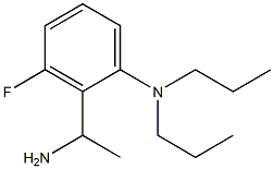 2-(1-aminoethyl)-3-fluoro-N,N-dipropylaniline Struktur