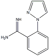 2-(1H-pyrazol-1-yl)benzene-1-carboximidamide Struktur