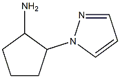 2-(1H-pyrazol-1-yl)cyclopentanamine Struktur