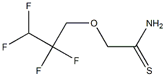 2-(2,2,3,3-tetrafluoropropoxy)ethanethioamide Struktur