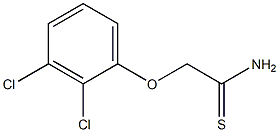 2-(2,3-dichlorophenoxy)ethanethioamide Struktur