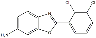 2-(2,3-dichlorophenyl)-1,3-benzoxazol-6-amine Struktur