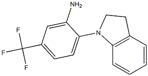 2-(2,3-dihydro-1H-indol-1-yl)-5-(trifluoromethyl)aniline Struktur