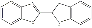 2-(2,3-dihydro-1H-indol-2-yl)-1,3-benzoxazole Struktur