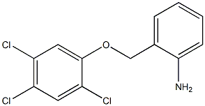 2-(2,4,5-trichlorophenoxymethyl)aniline Struktur