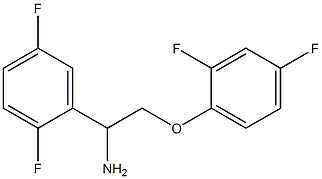 2-(2,4-difluorophenoxy)-1-(2,5-difluorophenyl)ethanamine Struktur