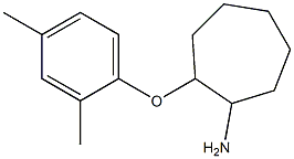 2-(2,4-dimethylphenoxy)cycloheptan-1-amine Struktur