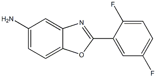 2-(2,5-difluorophenyl)-1,3-benzoxazol-5-amine Struktur