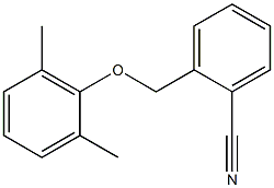 2-(2,6-dimethylphenoxymethyl)benzonitrile Struktur