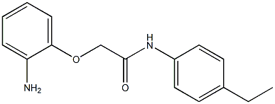 2-(2-aminophenoxy)-N-(4-ethylphenyl)acetamide Struktur