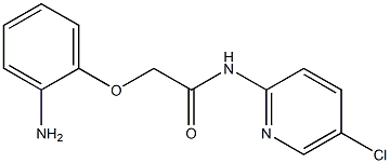 2-(2-aminophenoxy)-N-(5-chloropyridin-2-yl)acetamide Struktur