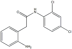 2-(2-aminophenyl)-N-(2,4-dichlorophenyl)acetamide Struktur