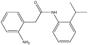 2-(2-aminophenyl)-N-[2-(propan-2-yl)phenyl]acetamide Struktur