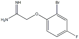 2-(2-bromo-4-fluorophenoxy)ethanimidamide Struktur