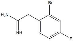 2-(2-bromo-4-fluorophenyl)ethanimidamide Struktur