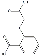 2-(2-carboxyethyl)benzoic acid Struktur