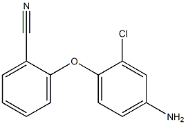 2-(4-amino-2-chlorophenoxy)benzonitrile Struktur