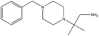 2-(4-benzylpiperazin-1-yl)-2-methylpropan-1-amine Struktur