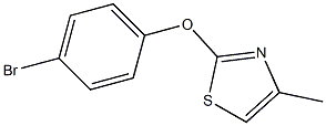 2-(4-bromophenoxy)-4-methyl-1,3-thiazole Struktur