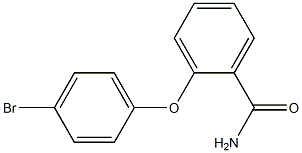 2-(4-bromophenoxy)benzamide Struktur