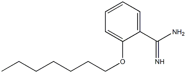 2-(heptyloxy)benzene-1-carboximidamide Struktur