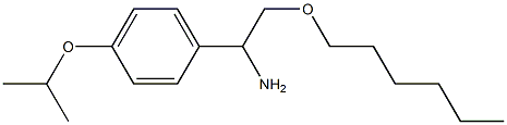 2-(hexyloxy)-1-[4-(propan-2-yloxy)phenyl]ethan-1-amine Struktur