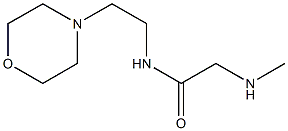 2-(methylamino)-N-(2-morpholin-4-ylethyl)acetamide Struktur