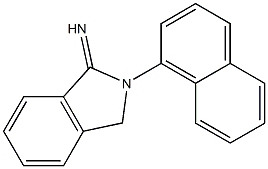 2-(naphthalen-1-yl)-2,3-dihydro-1H-isoindol-1-imine Struktur