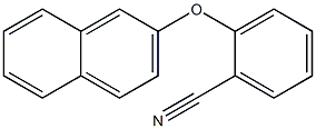 2-(naphthalen-2-yloxy)benzonitrile Struktur