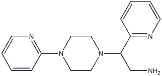 2-(pyridin-2-yl)-2-[4-(pyridin-2-yl)piperazin-1-yl]ethan-1-amine Struktur