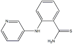 2-(pyridin-3-ylamino)benzene-1-carbothioamide Struktur