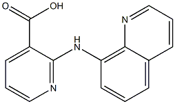 2-(quinolin-8-ylamino)pyridine-3-carboxylic acid Struktur