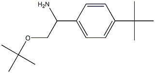 2-(tert-butoxy)-1-(4-tert-butylphenyl)ethan-1-amine Struktur