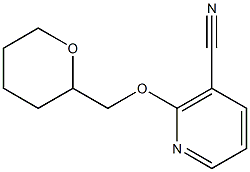 2-(tetrahydro-2H-pyran-2-ylmethoxy)nicotinonitrile Struktur