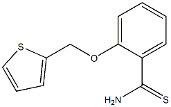 2-(thien-2-ylmethoxy)benzenecarbothioamide Struktur