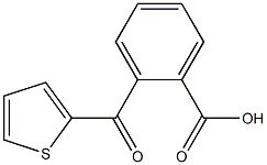 2-(thiophen-2-ylcarbonyl)benzoic acid Struktur