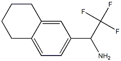 2,2,2-trifluoro-1-(5,6,7,8-tetrahydronaphthalen-2-yl)ethan-1-amine Struktur