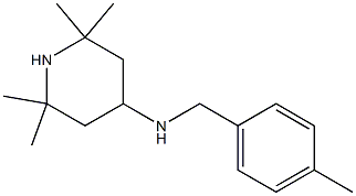 2,2,6,6-tetramethyl-N-[(4-methylphenyl)methyl]piperidin-4-amine Struktur