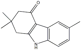 2,2,6-trimethyl-2,3,4,9-tetrahydro-1H-carbazol-4-one Struktur