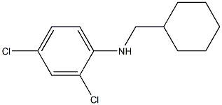 2,4-dichloro-N-(cyclohexylmethyl)aniline Struktur